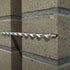 Graphic interpretation of wall tie in a cavity wall